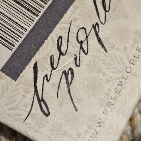 Free People Mont Blanc Long Sleeve Mini Sweater Dress Size Medium - Picture 5 of 13